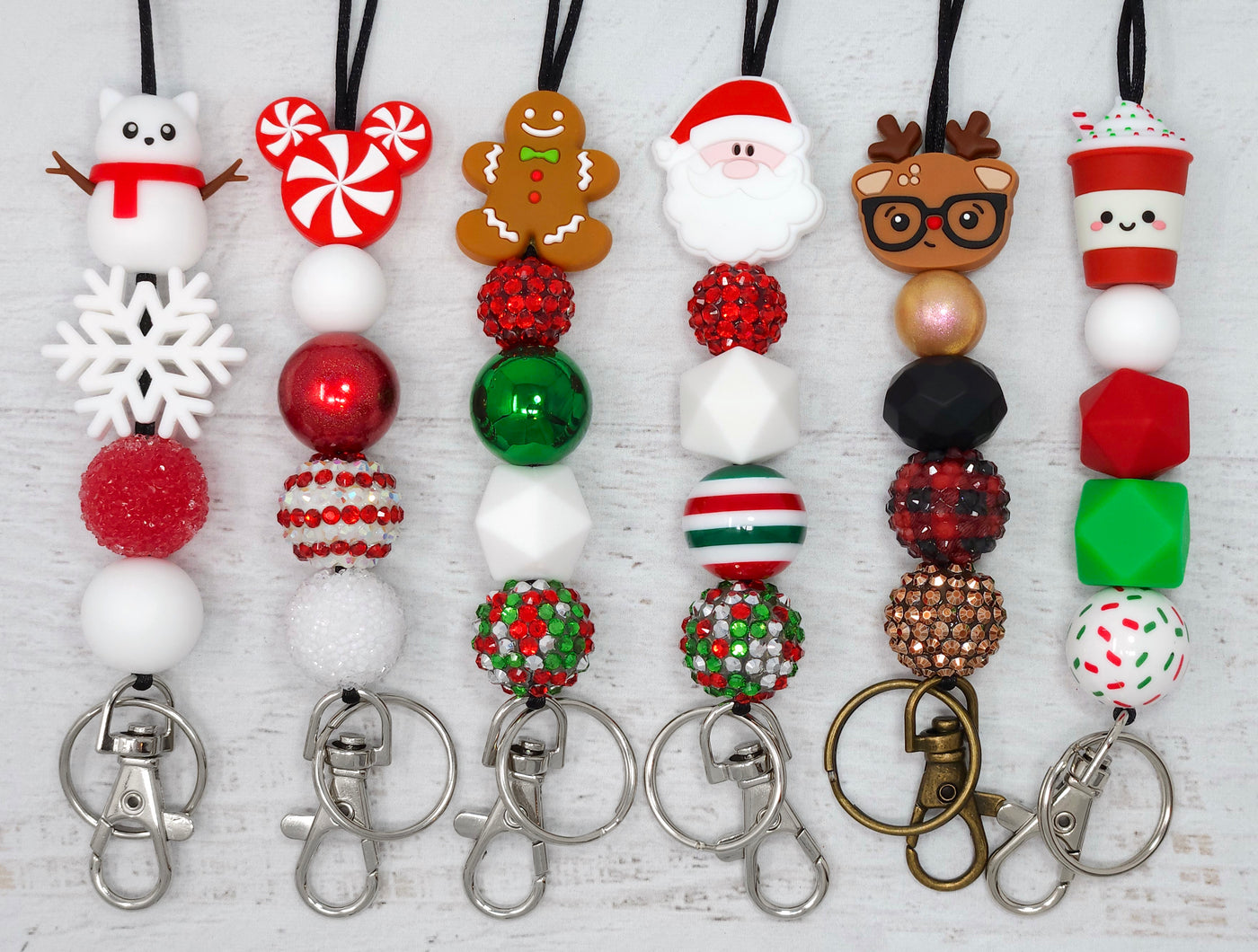 2024 Silicone Christmas Lanyards